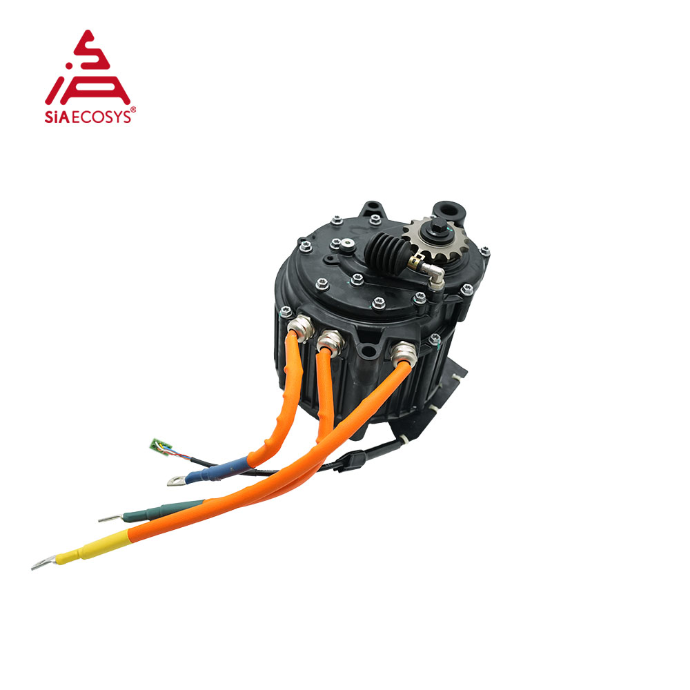 Mid Drive Motor Kit 72V 5000W - Комплект среднеприводного двигателя QSMOTOR J155A-36 5000W