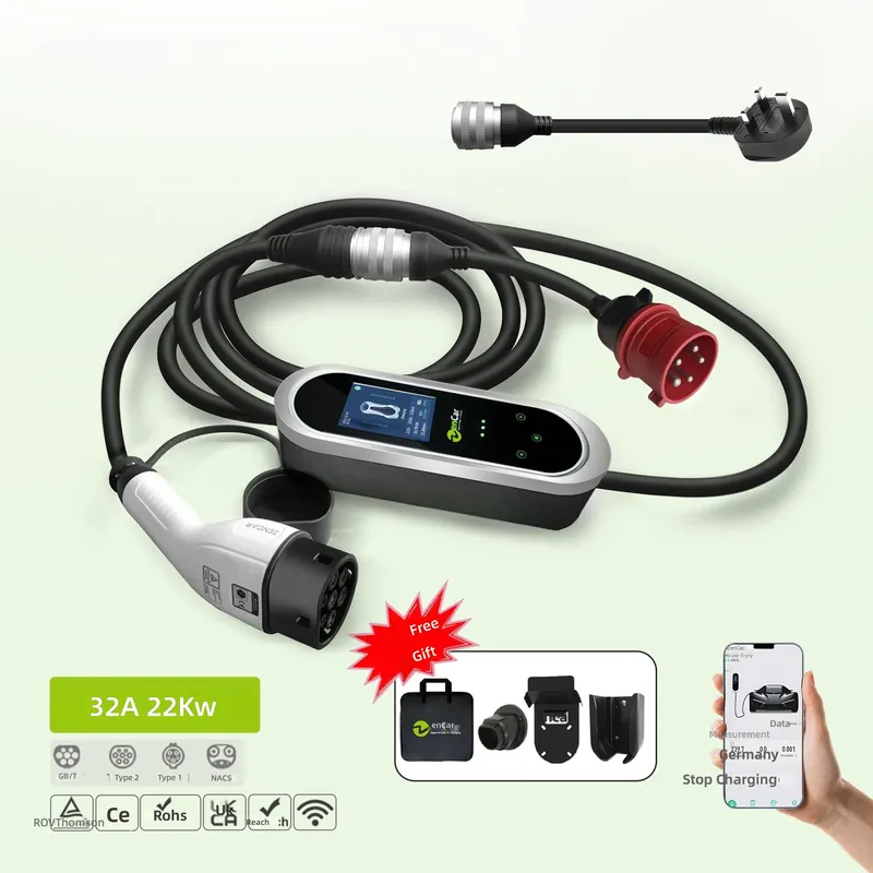 Портативная зарядная станция п – обзор и цена Ev Charger Type 2 22Kw 32A 3 Phase