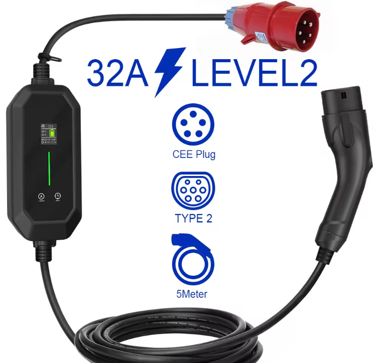 TARY 32a 3 фазы 22 кВт Gb/t дл – обзор и цена Ev Charger Type 2 22Kw 32A 3 Phase