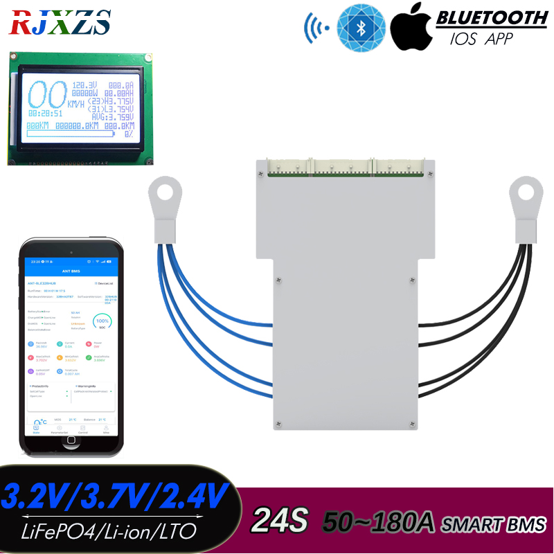 От 8S до 20S 22S 24S SMART Ant – обзор и цена Smart Bms 24S 200A Bluetooth Lifepo4